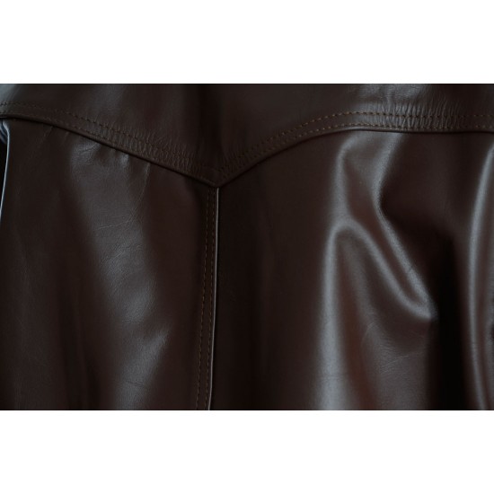 Rogue Drifter Brown Leather Biker Jacket Rogue Drifter Brown Leather Biker Jacket