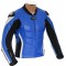 RTX Akira Blue Leather Motorcycle Jacket