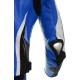 RTX Akira Blue CE Leather 2 Piece Biker Suit