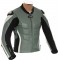 RTX Akira Grey Leather Motorcycle Jacket
