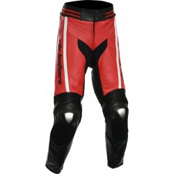 RTX Akira Red Leather Trouser Pant 