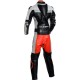 RTX Assassin Red Black Motorcycle Leather 2 Piece Suit