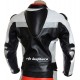 RTX Assassin Red Black Motorcycle Leather 2 Piece Suit