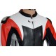 RTX Assassin Red Black Motorcycle Leather 2 Piece Suit