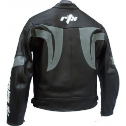 RTX Blade Trinity Black Leather Biker Suit 