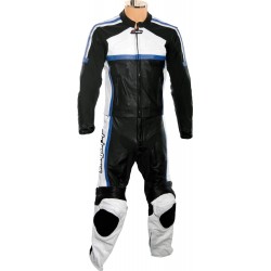 RTX Classic Sport Blue Racing Leather Suit