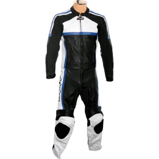 RTX Classic Sport Blue Racing Leather Suit
