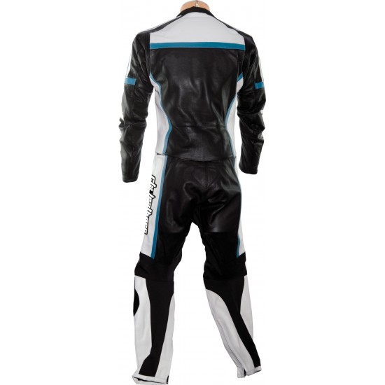RTX Classic Sport Blue Racing Leather Suit