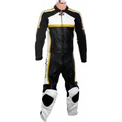 RTX Classic Sport Yellow Racing Leather Suit