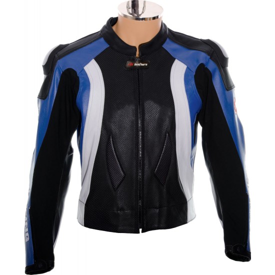 RTX Aero Evo Blue Biker Jacket RTX Aero Evo Blue Biker Jacket