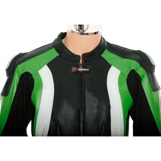 RTX Aero Evo Green Racing Leathers RTX Aero Evo Green Racing Leathers
