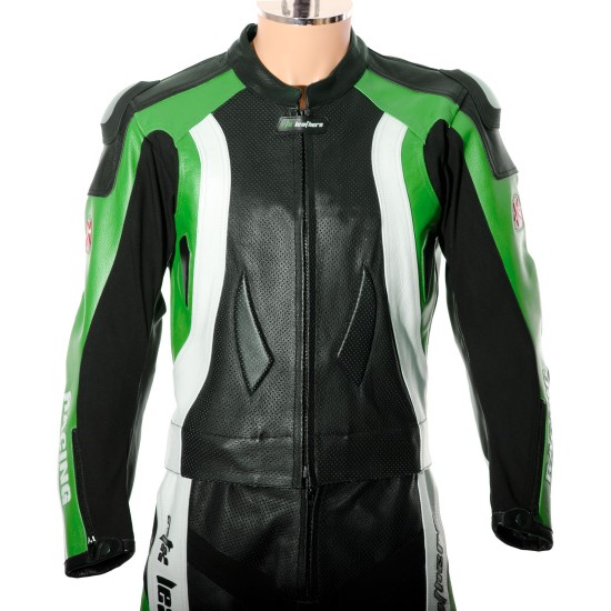 RTX Aero Evo Green Racing Leathers RTX Aero Evo Green Racing Leathers