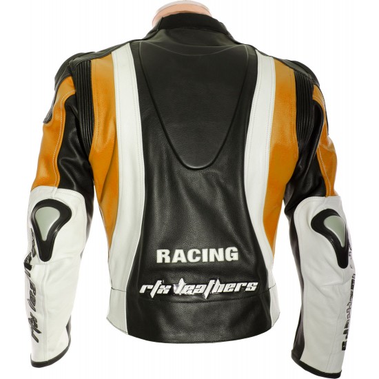 RTX Aero Evo Orange Biker Jacket RTX Aero Evo Orange Biker Jacket