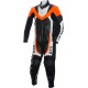 Mini Moto Junior Orange Biker Leather Suit