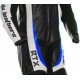 Mini Moto Junior Blue Biker Leather Suit