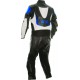 Mini Moto Junior Blue Biker Leather Suit