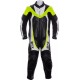 Mini Moto Junior Fluorescent Yellow Biker Leather Suit