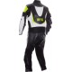 Mini Moto Junior Fluorescent Yellow Biker Leather Suit