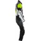 Mini Moto Junior Fluorescent Yellow Biker Leather Suit