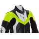 Mini Moto Junior Fluorescent Yellow Biker Leather Suit