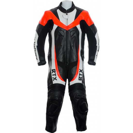Mini Moto Junior Red Biker Leather Suit