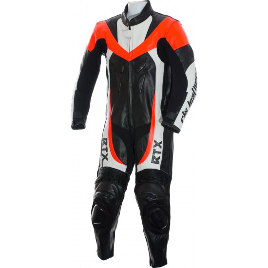 Mini Moto Junior Red Biker Leather Suit