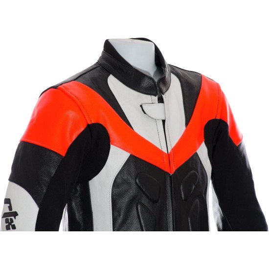 Mini Moto Junior Red Biker Leather Suit