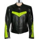 RTX Force One Florescent Black Leather Jacket