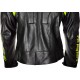 RTX Force One Florescent Black Leather Jacket