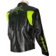 RTX Force One Florescent Black Leather Jacket