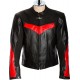 RTX Force One Red Black Leather Jacket