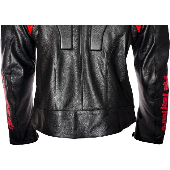 RTX Force One Red Black Leather Jacket