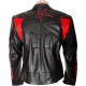 RTX Force One Red Black Leather Jacket