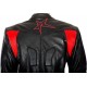 RTX Force One Red Black Leather Jacket