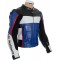 GP Tech Blue Black Motorcycle Sports Biker Jacket