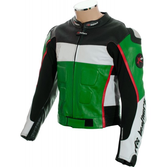 RTX GP Tech Green Biker Jacket