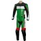RTX GP Tech Racing Green Leather Suit