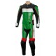 RTX GP Tech Racing Green Leather Suit