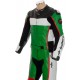 RTX GP Tech Racing Green Leather Suit