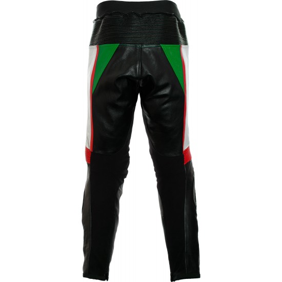 RTX GP Tech Green Leather Biker Pant