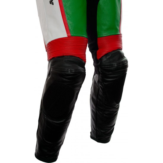 RTX GP Tech Green Leather Biker Pant