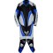 Halo Evo Sports Blue Leather Motorcycle Suit