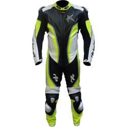 Halo Evo Sports Neon Yellow Leather Motorcycle Suit Halo Evo Sports Neon Yellow Leather Motorcycle Suit