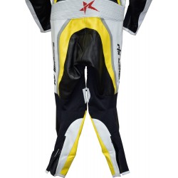 Halo Evo Sports Yellow Leather Motorcycle Suit Halo Evo Sports Yellow Leather Motorcycle Suit