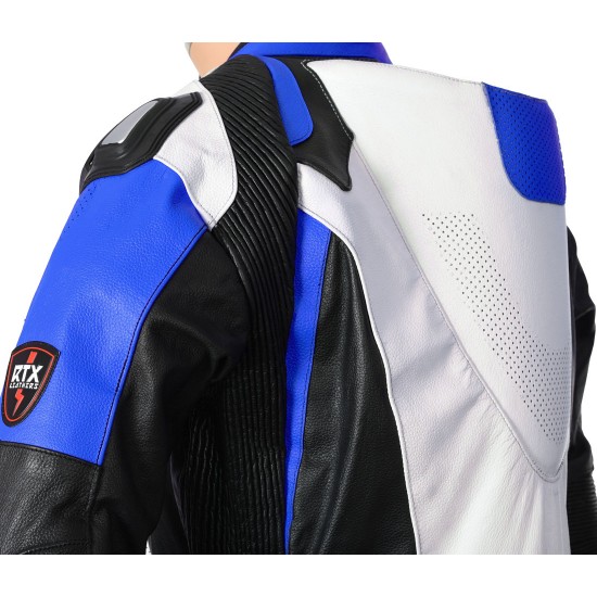 RTX Katana Blue Kangaroo 1 Piece Race Leathers