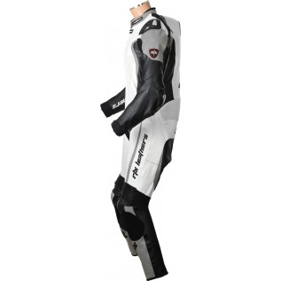 RTX Katana Gun Metal Grey Kangaroo 1 Piece Race Leathers