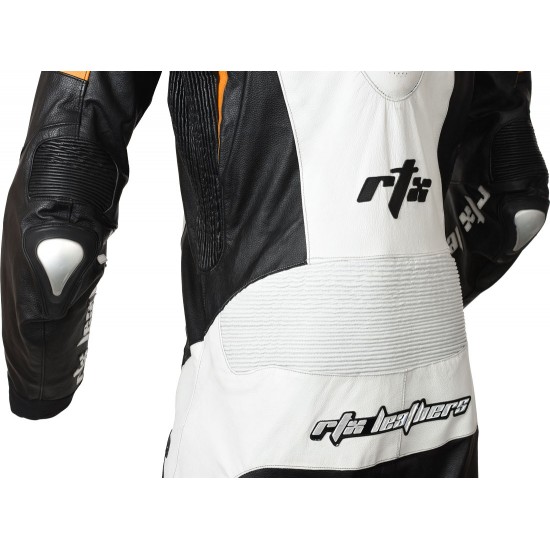 RTX Katana Orange Kangaroo 1 Piece Race Leathers