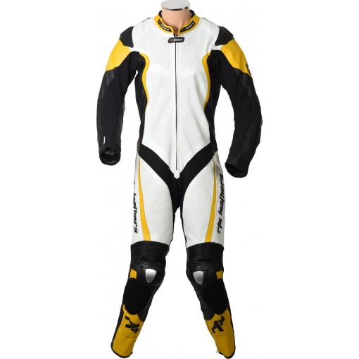RTX Katana Yellow Kangaroo 1 Piece Race Leathers RTX Katana Yellow Kangaroo 1 Piece Race Leathers