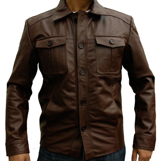 Mafia Brown Leather Jacket Mafia Brown Leather Jacket