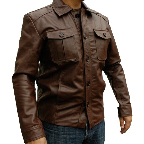 Mafia Brown Leather Jacket Mafia Brown Leather Jacket